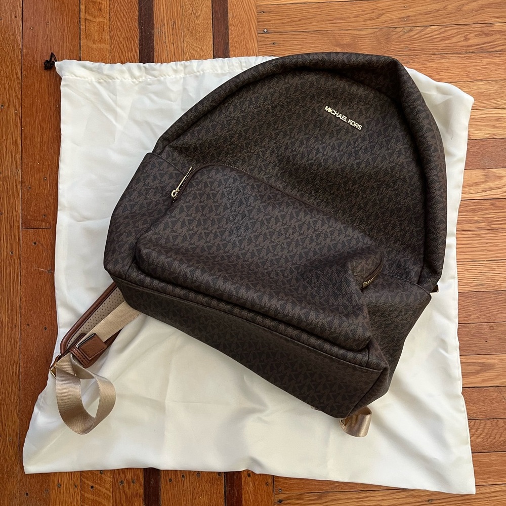 Michael Kors Brown Backpack